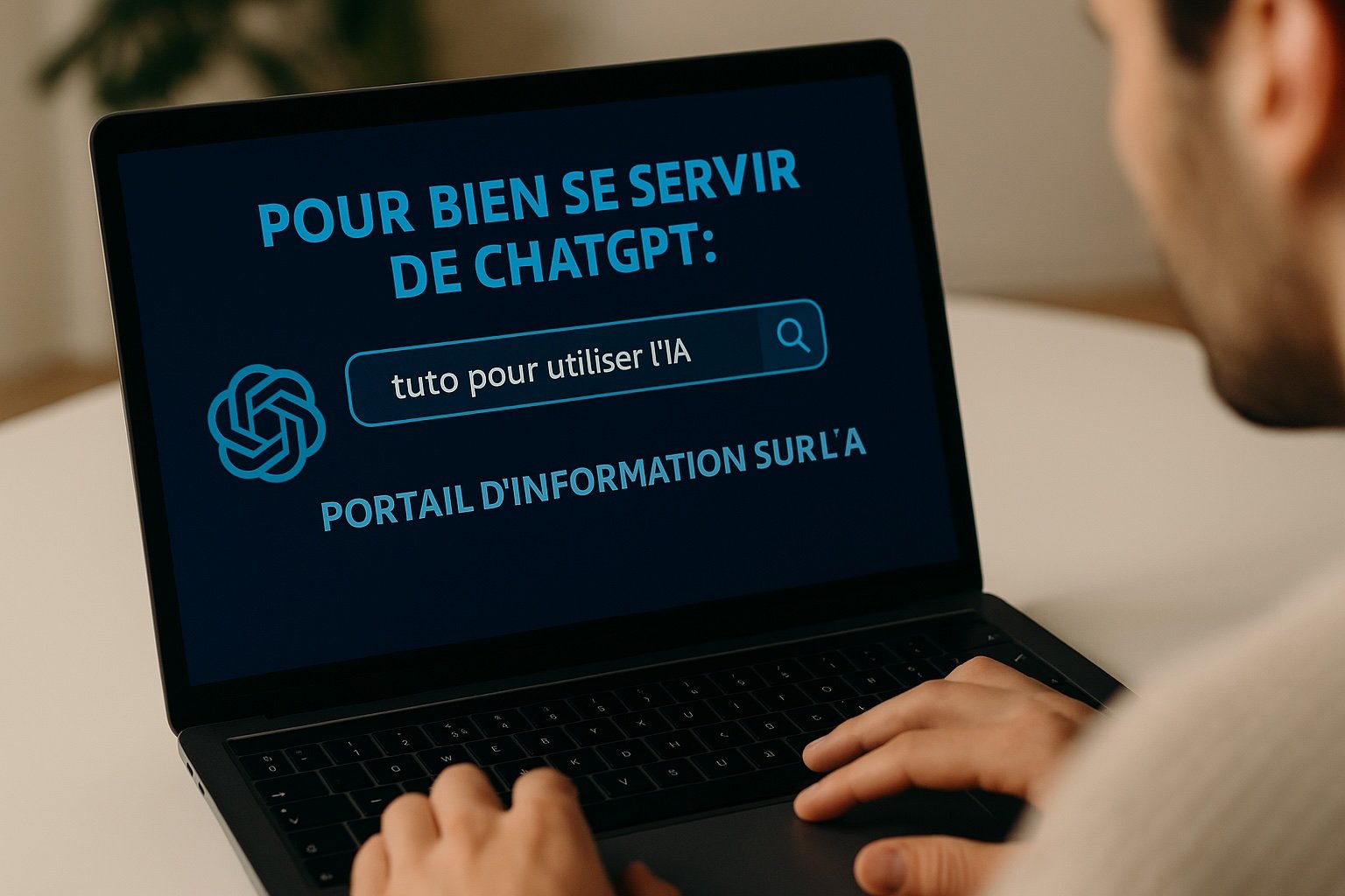 👉 Illustration réaliste d’un utilisateur de site d’information sur l’IA, montrant comment ChatGPT peut devenir un véritable allié au quotidien, depuis Tahiti jusqu’à l’international.
