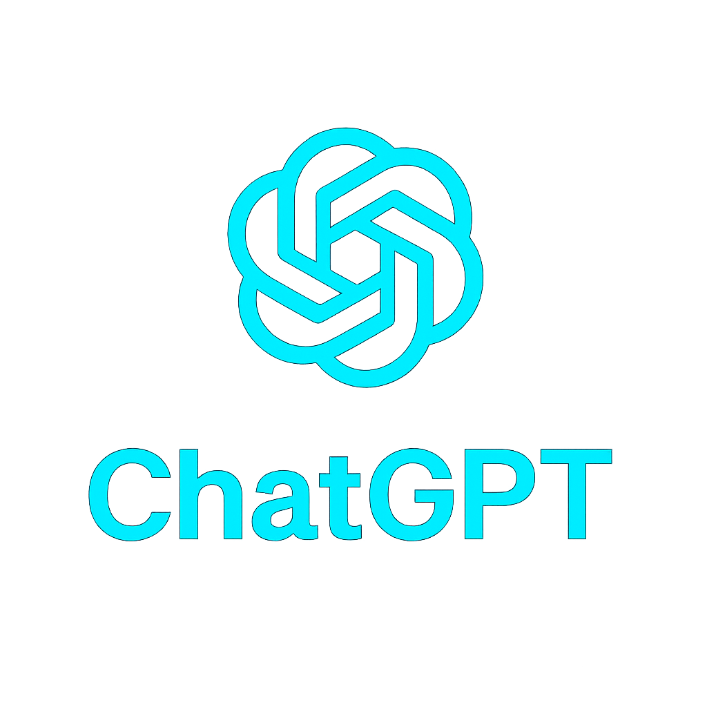 Voici le logo officiel de ChatGPT — un symbole élégant, constitué d’un hexagone aux angles arrondis et d’entrelacs circulaires, représentant la fluidité de la pensée et l’interconnexion des idées
